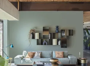 Libreria sospesa Judd Wall di Mogg