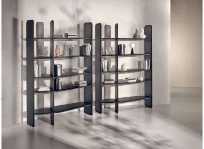 Libreria Nook in legno di frassino nero di Nature Design