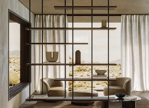 Libreria divisoria Random di Nature Design