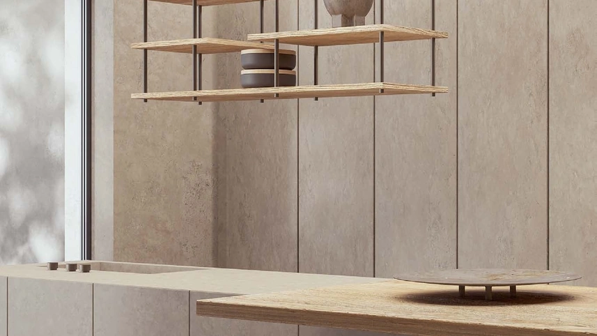 Libreria sospesa Random Kitchen di Nature Design