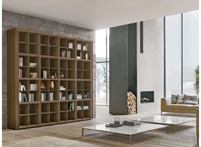 Libreria componibile in Rovere Tratto di Alivar