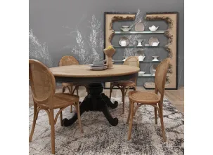 Libreria bifacciale Two Rocks con 4 ripiani di cristallo, realizzata in agglomerato di materiali naturali con parte centrale color Argilla e laterale color Black Stone di Dialma Brown