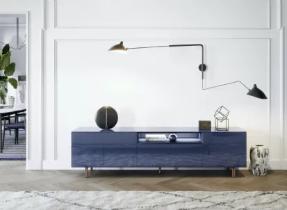 Madia Box 18 08 in laccato lucido di Novamobili