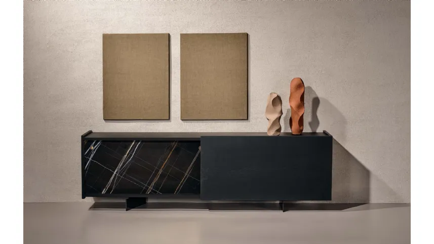 Madia Duefacce in ceramica e legno di Nature Design