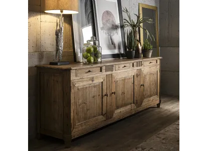 Madia Pianosa realizzata in legno di Old Pine di Dialma Brown