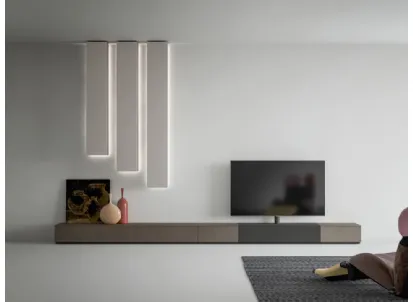Mobile Porta Tv con Pilastri da soffitto di Caccaro