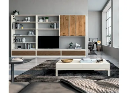 Parete Attrezzata Melograno composizione 95 di Le Fablier