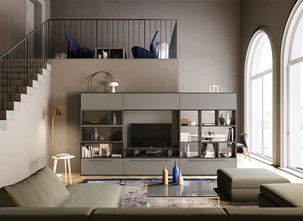 Parete Attrezzata My Space 18-02 di Alf Da Frè