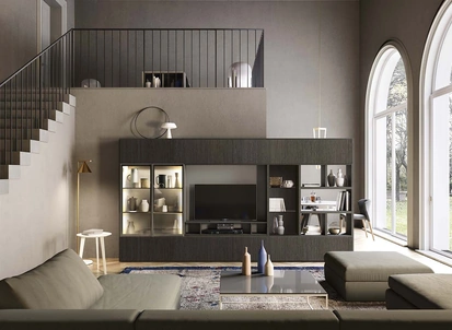 Parete Attrezzata My Space 25-01 di Alf Da Frè