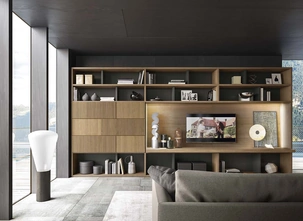 Parete Attrezzata My Space 25-02 di Alf Da Frè