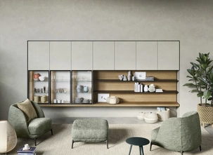 Parete Attrezzata Mensole e piani a muro di Novamobili