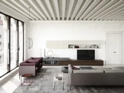 Parete Attrezzata Outline di Novamobili