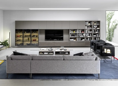 Parete Attrezzata Pannelli TV 02 di Novamobili