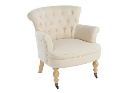 Poltrona Arlette Beige di Bizzotto