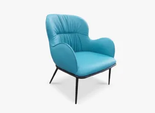 Poltrona in pelle Rory di Egoitaliano