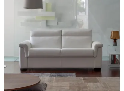 Divano Letto in pelle Beta_1 di Calia