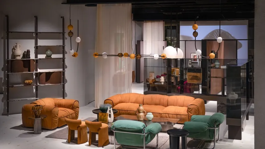 Divano in pelle Chicago di Baxter