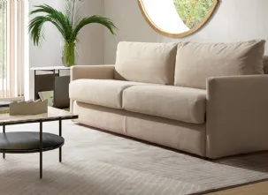 Divano Letto in microfibra imbottito Convert-S di Calligaris