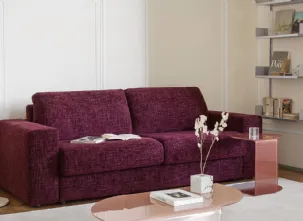 Divano Letto lineare in tessuto Convert-XL di Calligaris
