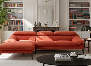 Divano con penisola Flan di Calia