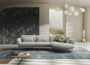 Divano con penisola Looming di Egoitaliano