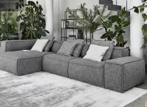 Divano con penisola Peanut BX di Bonaldo
