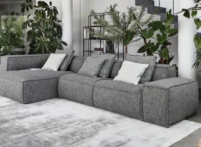 Divano con penisola Peanut BX di Bonaldo