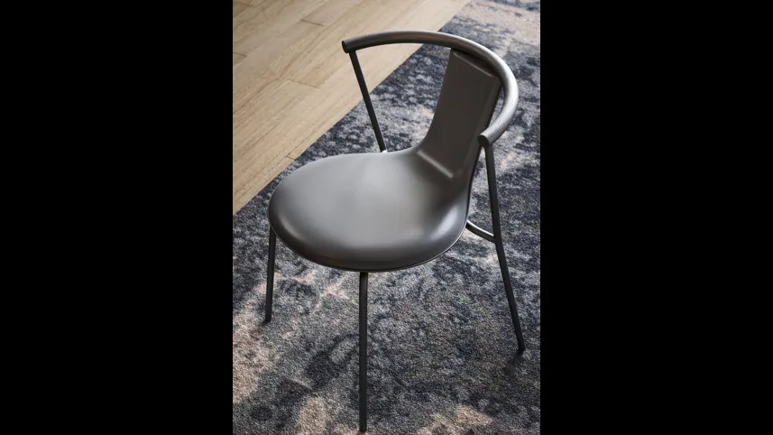 Sedia Agel Cuoio di Novamobili