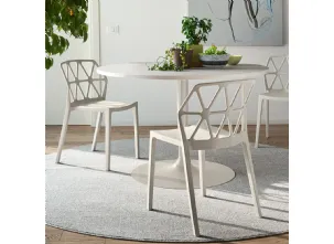 Sedia di design in polipropilene Alchemia di Connubia