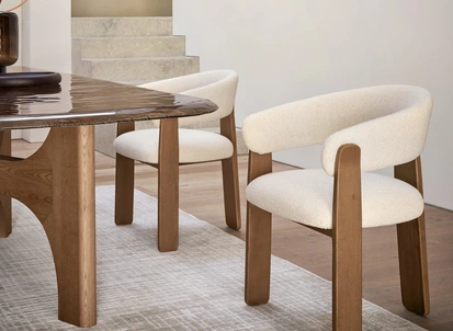 Sedia imbottita Anthea di Calligaris