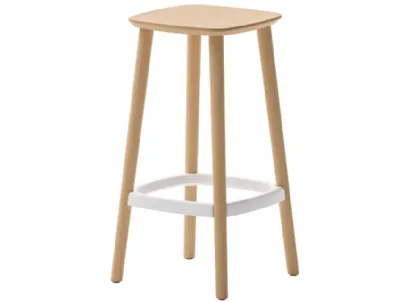 Sgabello Babila Wood di Veneta Cucine