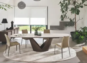 Sedia imbottita Fay di Calligaris