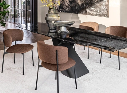 Sedia imbottita Flex di Calligaris
