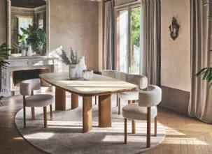 Sedia in tessuto Glen di Calligaris