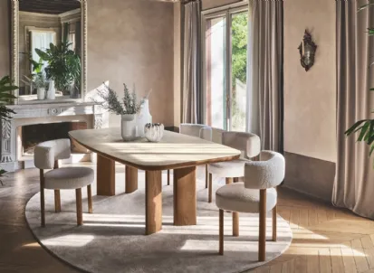 Sedia in tessuto Glen di Calligaris
