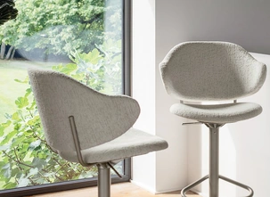 Sgabello in tessuto Holly di Calligaris