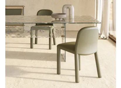 Sedia moderna in pelle Origin di Nature Design