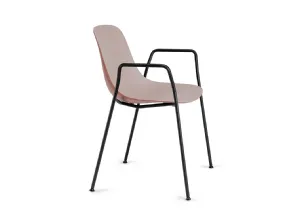 Sedia Pure Loop Binuance 4 Legs with arms di Infiniti