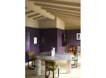 Sedia rivestita in montone Stig di Baxter
