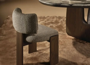 Sedia Trine in tessuto imbottito di Nature Design