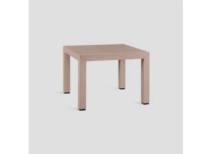 Tavolo quadrato Agorà realizzato in legno massello di Conifera lavorato a mano di Dialma Brown