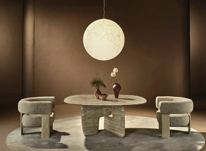Tavolo in marmo Balance Lounge di Nature Design