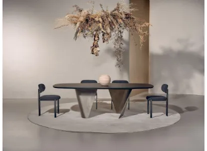 Tavolo Blow in Frassino Nero di Nature Design