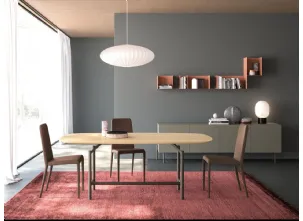 Tavolo Brando in legno finitura rovere di Orme