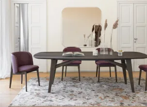 Tavolo ellittico Abrey di Calligaris