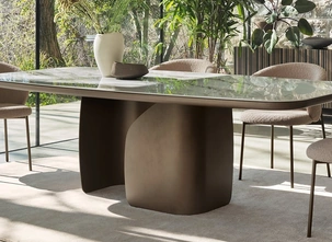 Tavolo in ceramica Twins di Calligaris