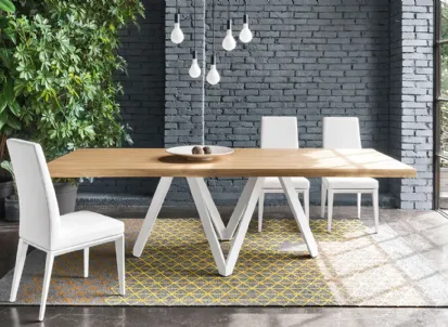 Tavolo Cartesio in legno di Calligaris
