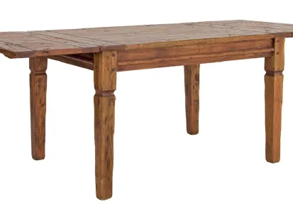 Tavolo in legno d'acacia indiano Chateaux Allungabile di Bizzotto
