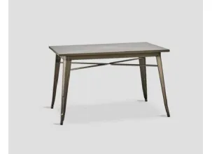 Tavolo DB005317 struttura metallo finitura naturale di Dialma Brown