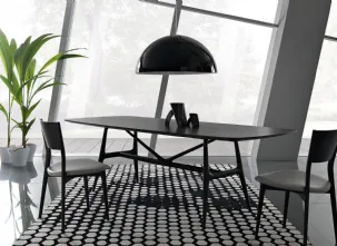 Tavolo Gaudì Rovere Nero di Misuraemme